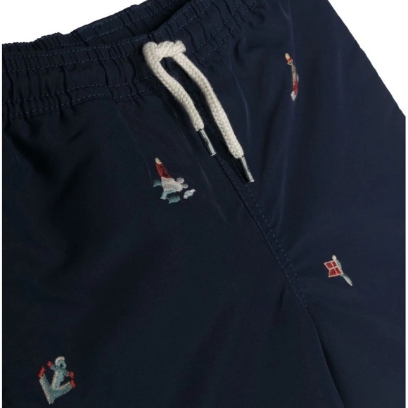 NWT Polo Ralph Lauren  Big Kids Sailboat Embroidered Swim Shorts - Picture 5 of 14